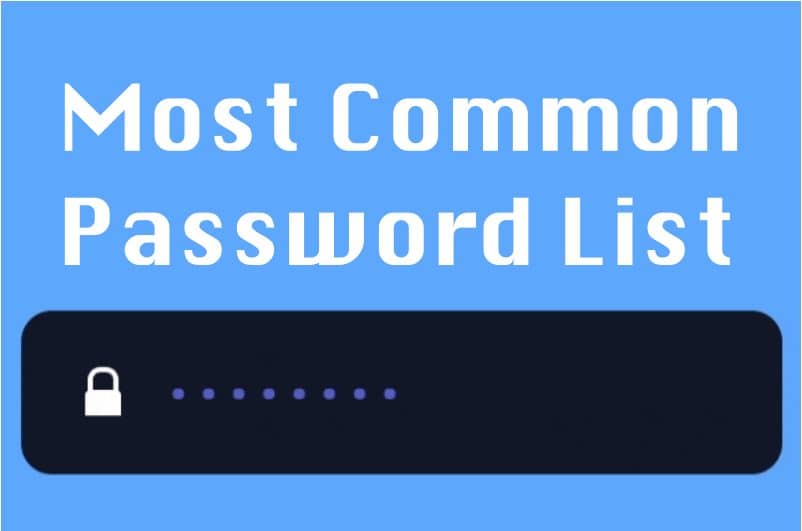 Most common passwords of the year 2021