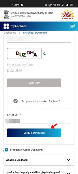 How to Download Aadhaar Card Online on your Device - 93