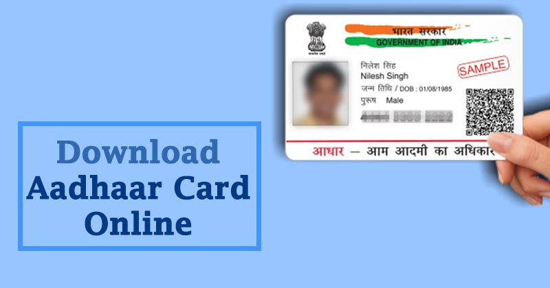 Az Aadhaar Card online letöltése a készüléken