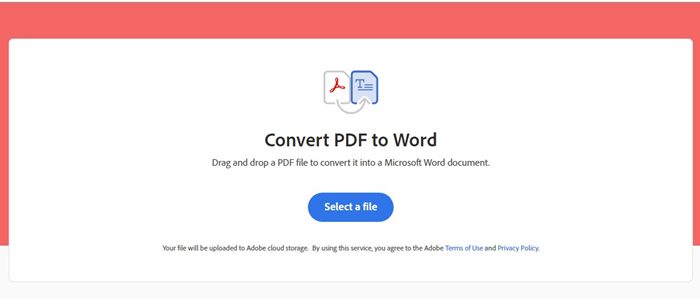 Convertitore da Adobe PDF a Word
