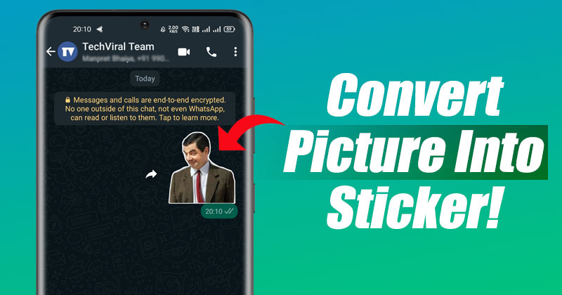 Hogyan konvertálhat bármilyen képet WhatsApp matricává