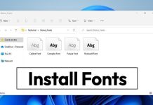 How to Download & Install Fonts on Windows 11