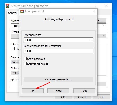 How to Password Protect File Folders Using WinRAR - 33