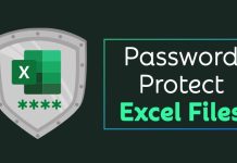 How to Password Protect Excel Files in Windows