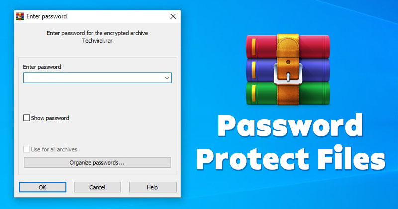 How to Password Protect File/Folders Using WinRAR