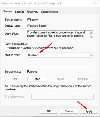 How to Disable Search Indexing in Windows 11 - 89