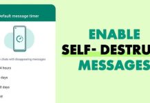 How to Turn on Self-Destruct For All WhatsApp Messages by Default