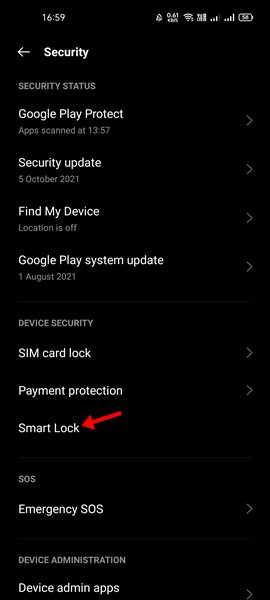 How to Enable   Use Google Smart Lock on Android - 58