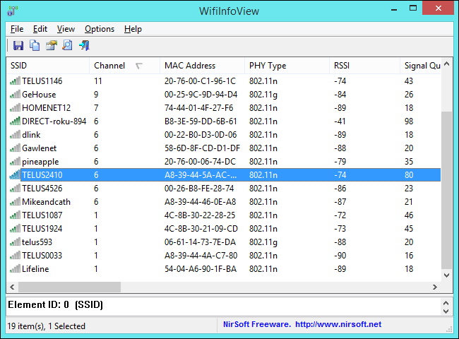 Download WifiInfoView   Wifi Scanner For PC  Latest Version  - 73