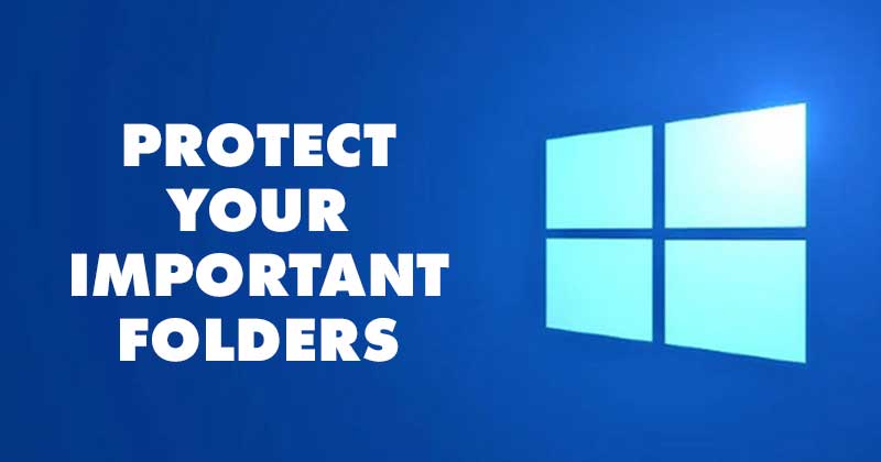 How to Add Folders to Controlled Folder Access in Windows 11