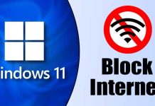 How to Block Internet Access to Apps in Windows 11