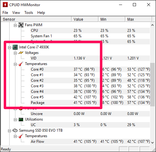 CPU Temperature Monitoring Tool