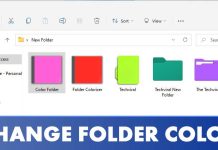 Change Folder Color in Windows 11