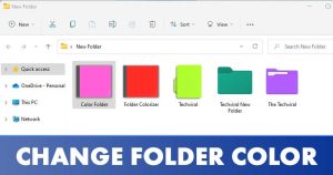 How to Change Folder Color in Windows 11 (3 Methods)
