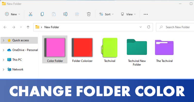 A mappa színének megváltoztatása a Windows 11 rendszerben (3 módszer)