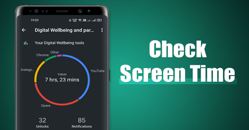Como verificar o tempo de tela no dispositivo Android