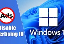 How to Disable Device Advertising ID in Windows 11