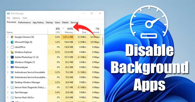 disable background apps windows 11 regedit