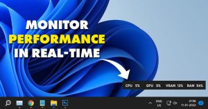 How to Display CPU, GPU & RAM Usage Natively on Windows 11