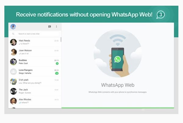 Notifier för WhatsApp Web