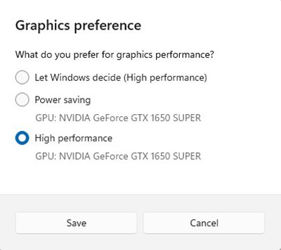 How to Set Preferred GPU for Apps   Games in Windows 11 - 6