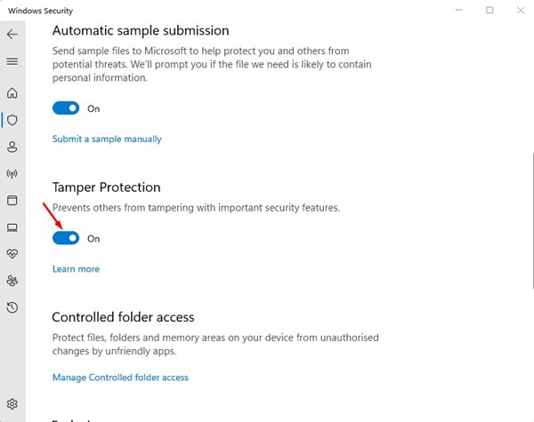 How to Activate Tamper Protection Feature in Windows 11 - 80