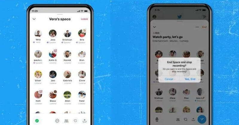 Twitter Now Cho phép bạn Ghi Spaces trên Android và iOS