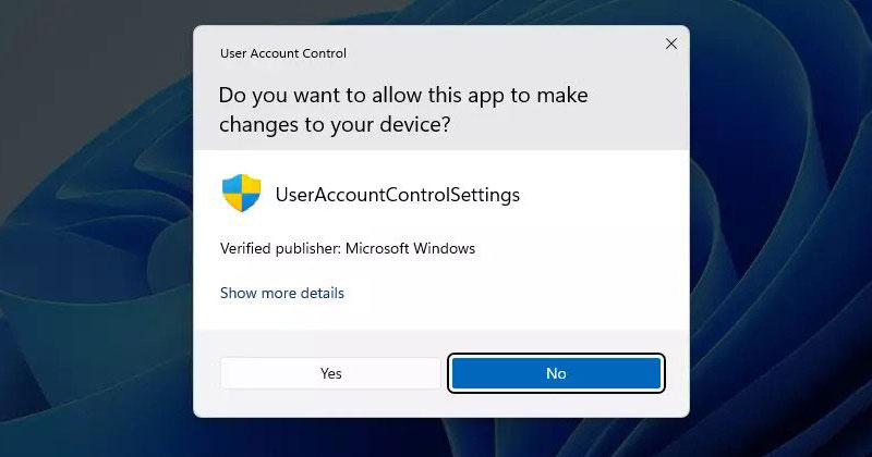 Como ativar / desativar o controle de conta de usuário (UAC) no Windows 11