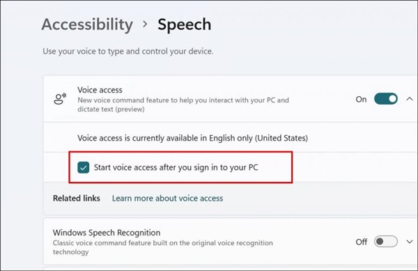 How to Enable Voice Access Feature in Windows 11 - 41