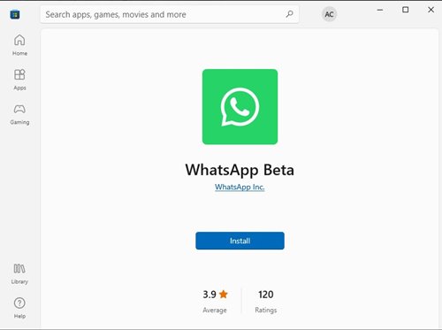 WhatsApp Beta