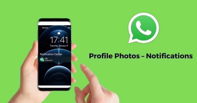 WhatsApp para trazer a foto do perfil para notificações quando a mensagem chegar