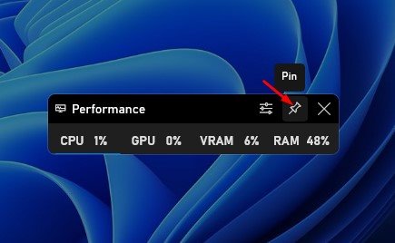 How to Display CPU  GPU   RAM Usage Natively on Windows 11 - 87