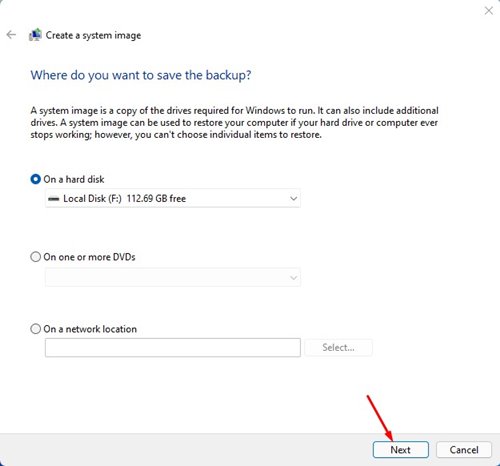 How to Create Full System Backup of Your Windows 11 PC - 7