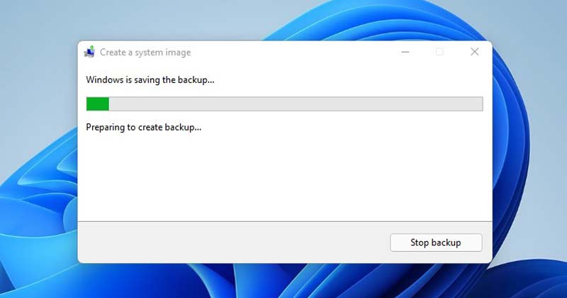 Como criar um backup de imagem do sistema no Windows 11