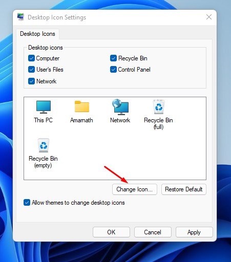 How to Show   Customize Legacy Desktop Icons on Windows 11 - 16