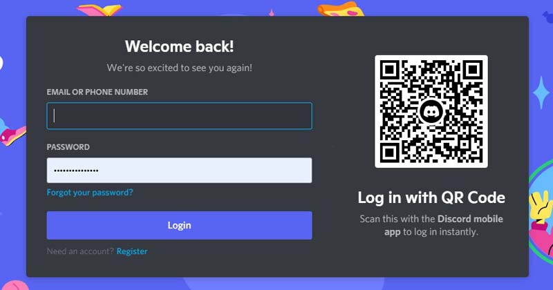 Cách đăng nhập vào Discord bằng mã QR