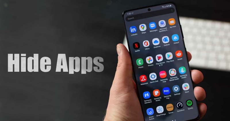 Hvordan skjule/vise apper på Samsung-telefon (uten noen app)