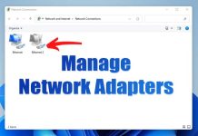 How to Enable or Disable Network Adapter in Windows 11