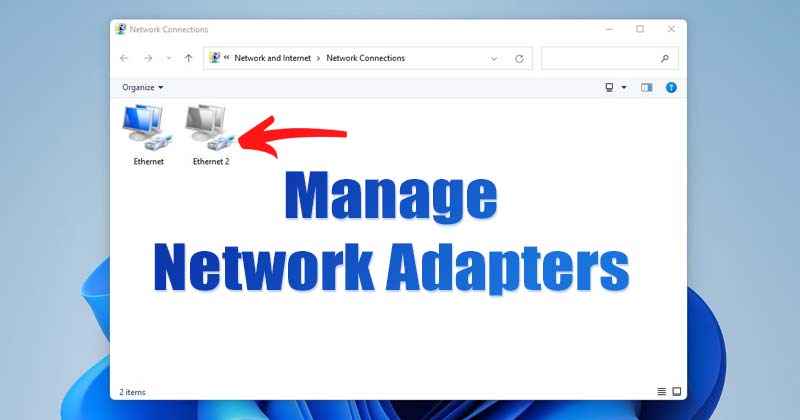 A hálózati adapter engedélyezése vagy letiltása a Windows 11 rendszerben