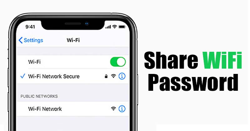 Hvordan dele WiFi-passord fra iPhone til Android