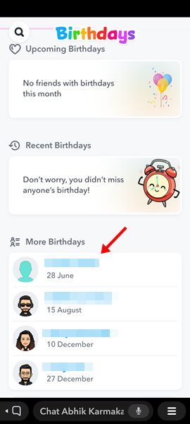 How to Find Your Friends  Birthdays on Snapchat - 58