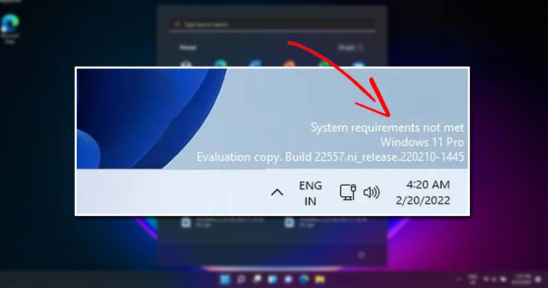 Remove 'System Requirements Not Met' Watermark on Windows 11
