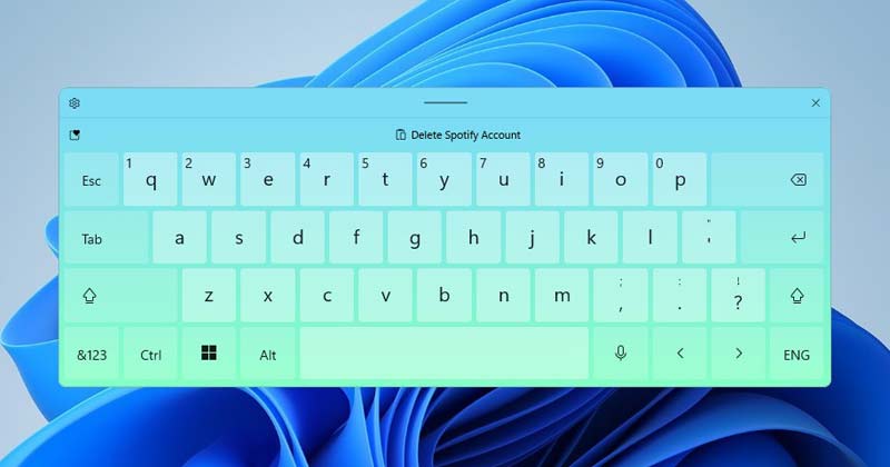 How to Enable   Customize Touch Keyboard on Windows 11 - 1