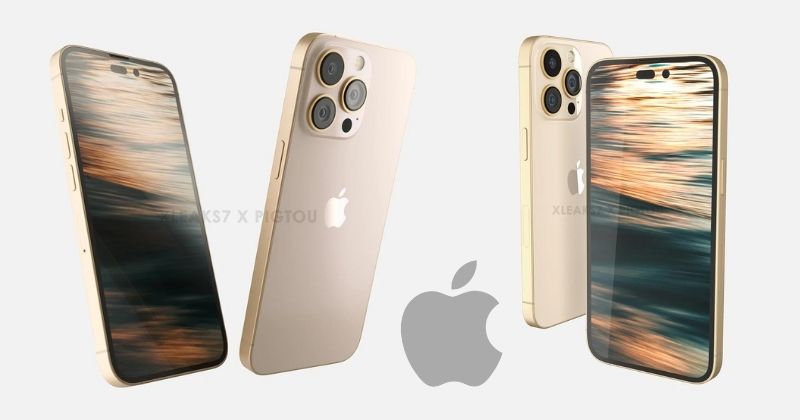 iPhone 14 Pro Might Get a Dual Punch Hole Design   Gold Colour - 12