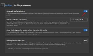 How to Auto Switch Profiles on Microsoft Edge Browser