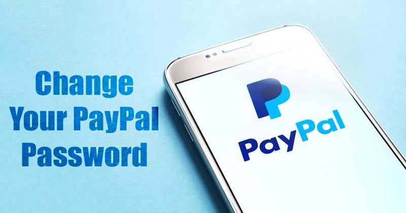 PayPal jelszó megváltoztatása