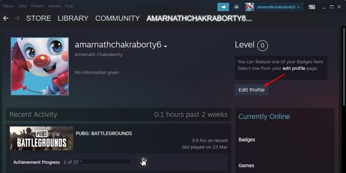 steam profile url change