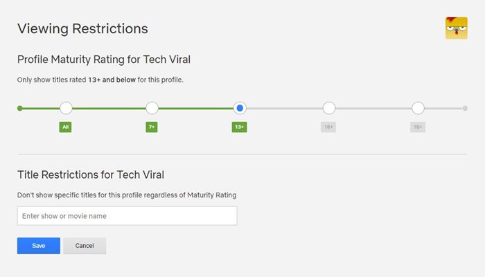 How to Set Profile Maturity Ratings   Block Shows on Netflix - 22