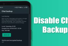 How to Disable WhatsApp Chat Backup on Android & iPhone