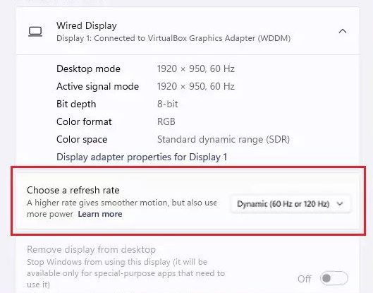 How to Enable Dynamic Refresh Rate  DRR  on Windows 11 PC - 50